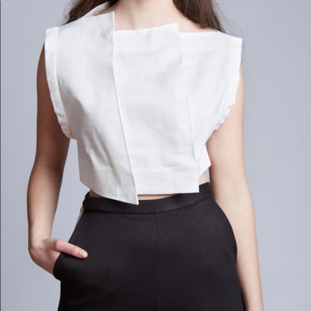 Abstract crop top - Picture 2 of 3